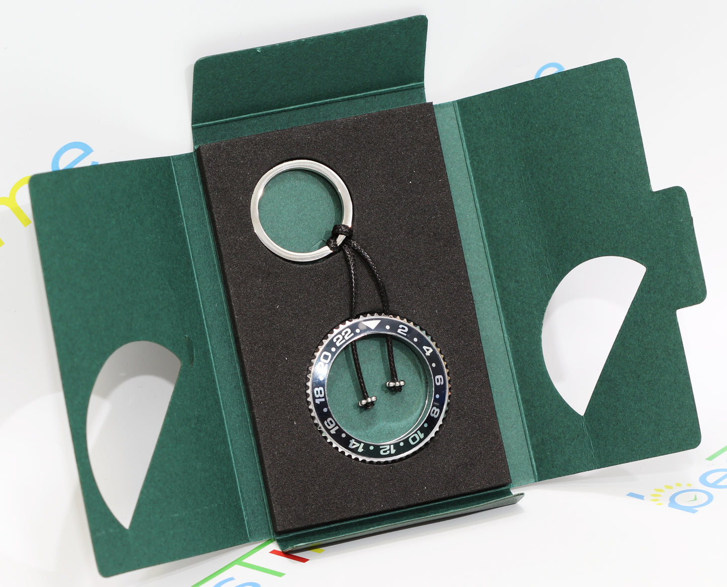 New Watch Collectors Gift GMT MASTER || Bezel Design Key Ring- Black