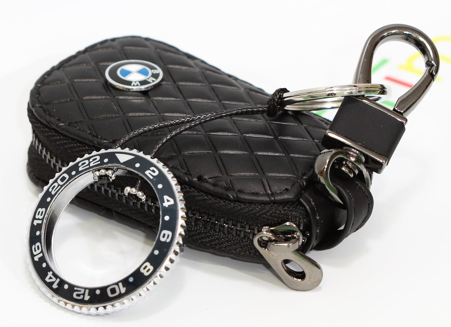 New Watch Collectors Gift GMT MASTER || Bezel Design Key Ring- Black