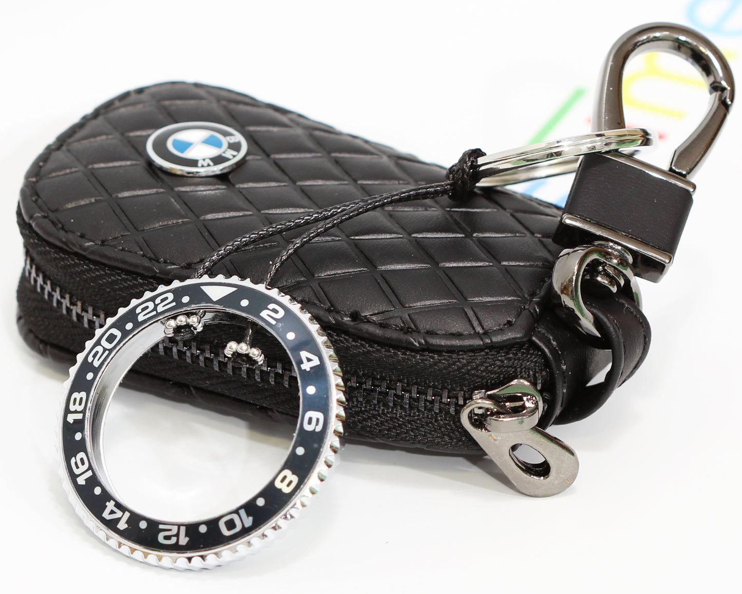 New Watch Collectors Gift GMT MASTER || Bezel Design Key Ring- Black