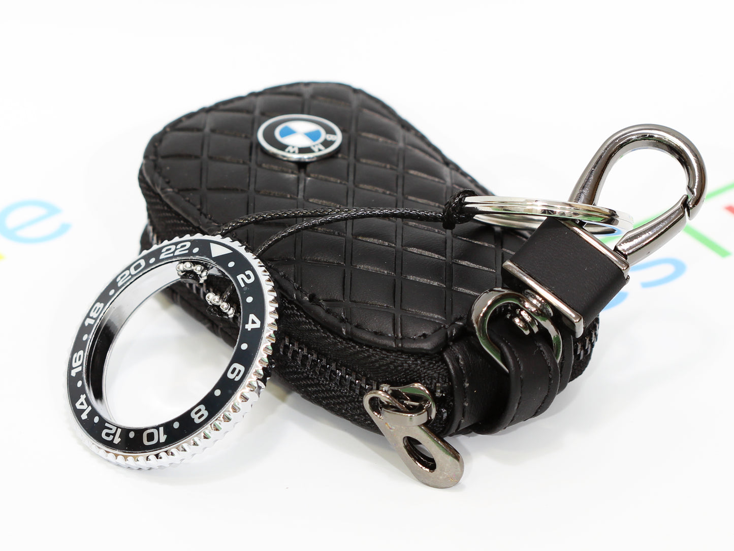 New Watch Collectors Gift GMT MASTER || Bezel Design Key Ring- Black