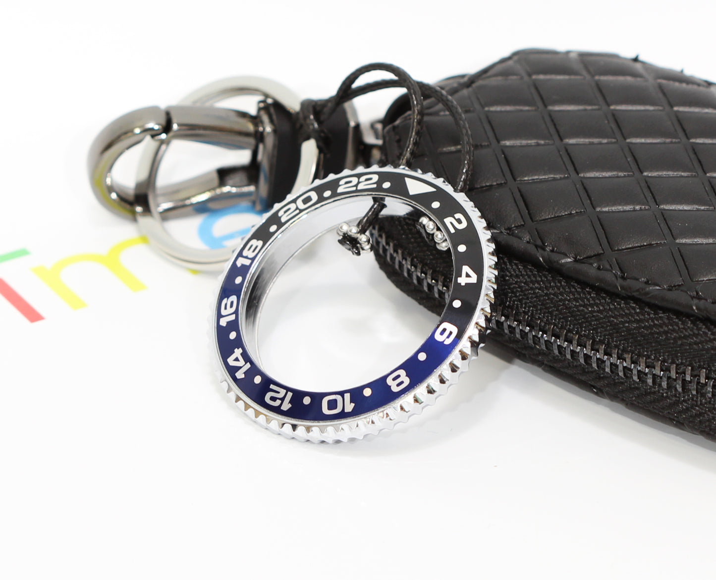 New Watch Collectors Gift GMT MASTER || Bezel Design Key Ring- Black & Blue