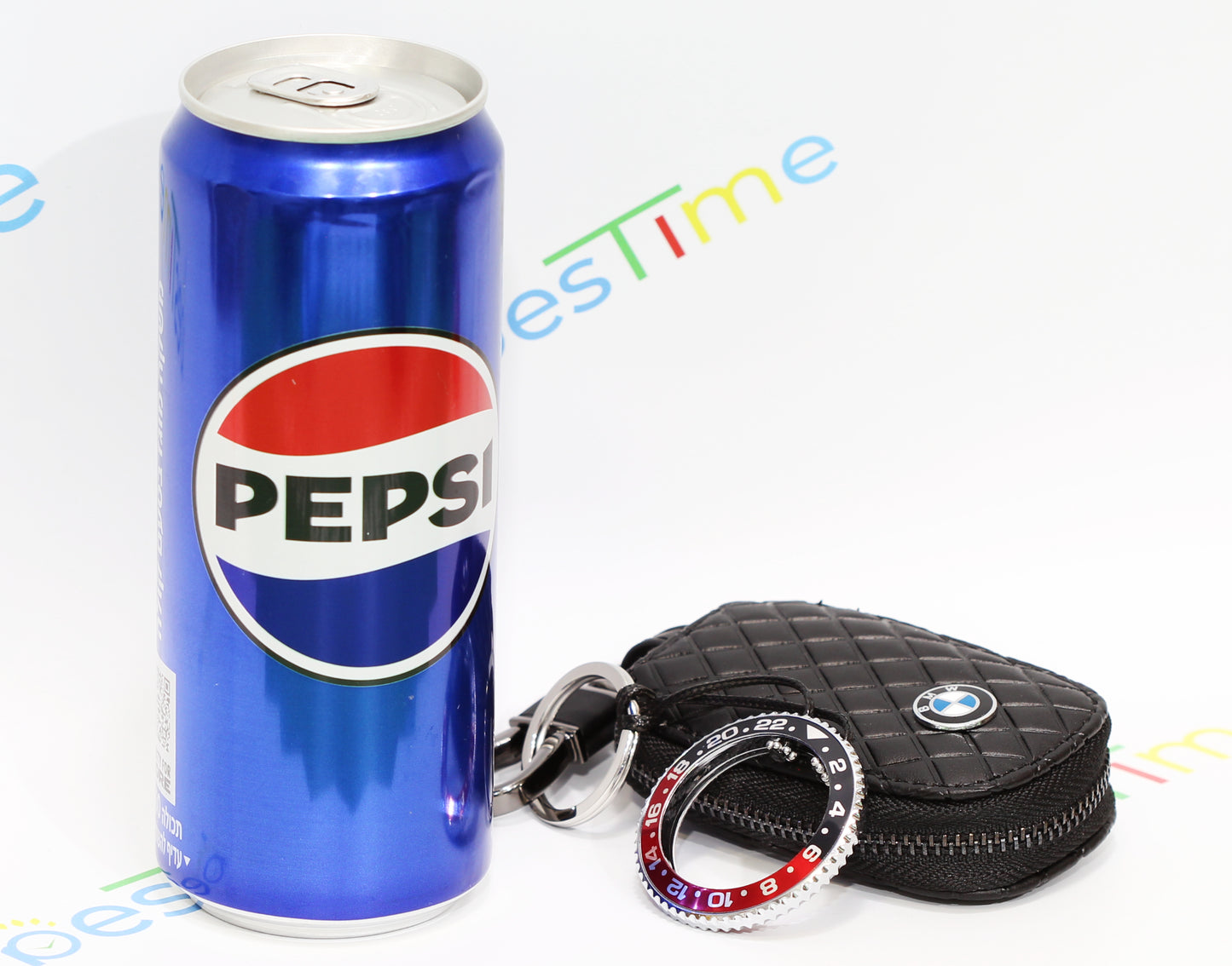 New Watch Collectors Gift GMT MASTER || Bezel Design Key Ring- Black & Red