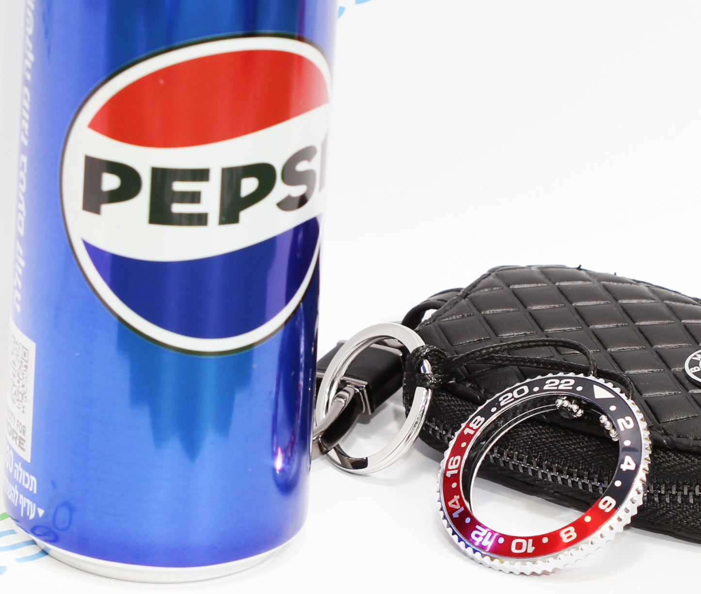 New Watch Collectors Gift GMT MASTER || Bezel Design Key Ring- Black & Red