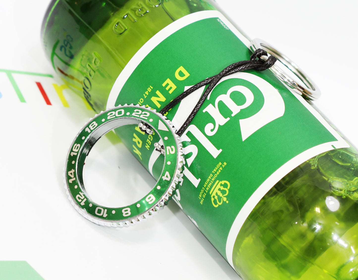 New Watch Collectors Gift GMT MASTER || Bezel Design Key Ring- Green