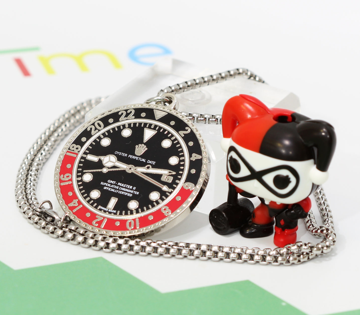 Watchmedals "BLACKMASTER" Necklace + Pendant - Men's Watch Collectors Luxury Gift