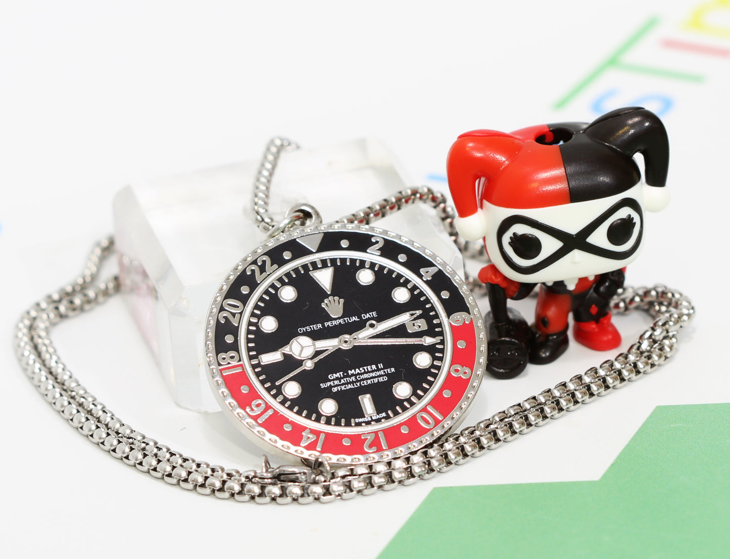Watchmedals "BLACKMASTER" Necklace + Pendant - Men's Watch Collectors Luxury Gift