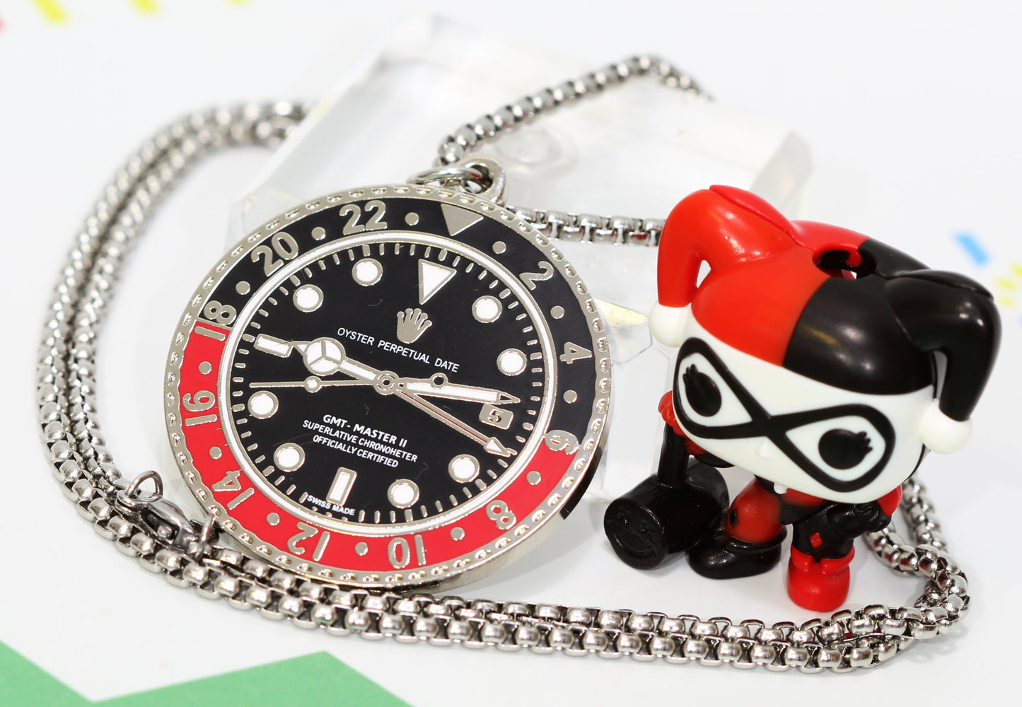 Watchmedals "BLACKMASTER" Necklace + Pendant - Men's Watch Collectors Luxury Gift