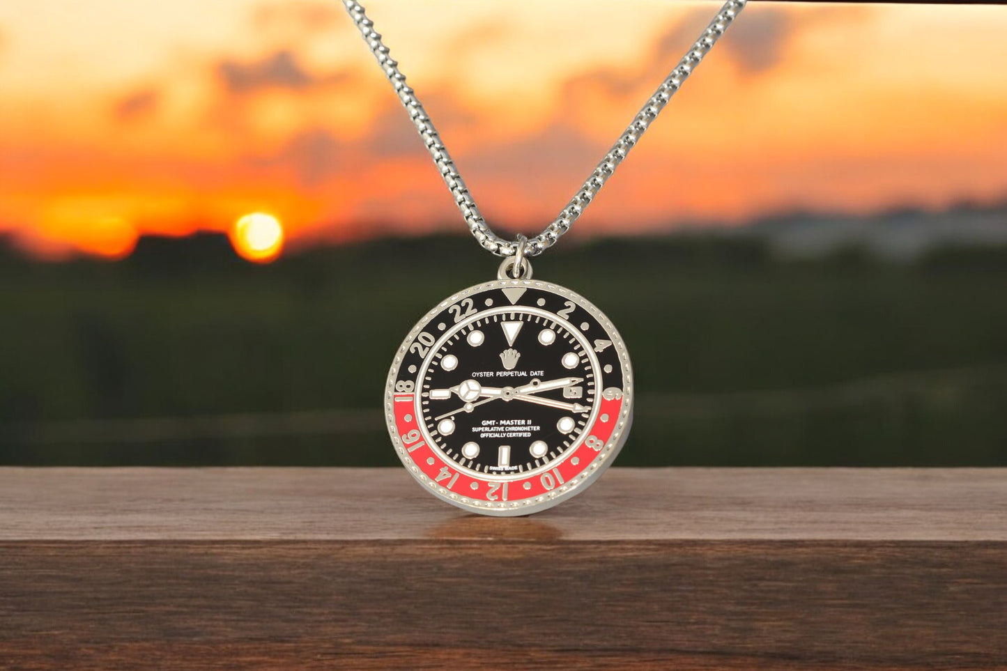 Watchmedals "BLACKMASTER" Necklace + Pendant - Men's Watch Collectors Luxury Gift