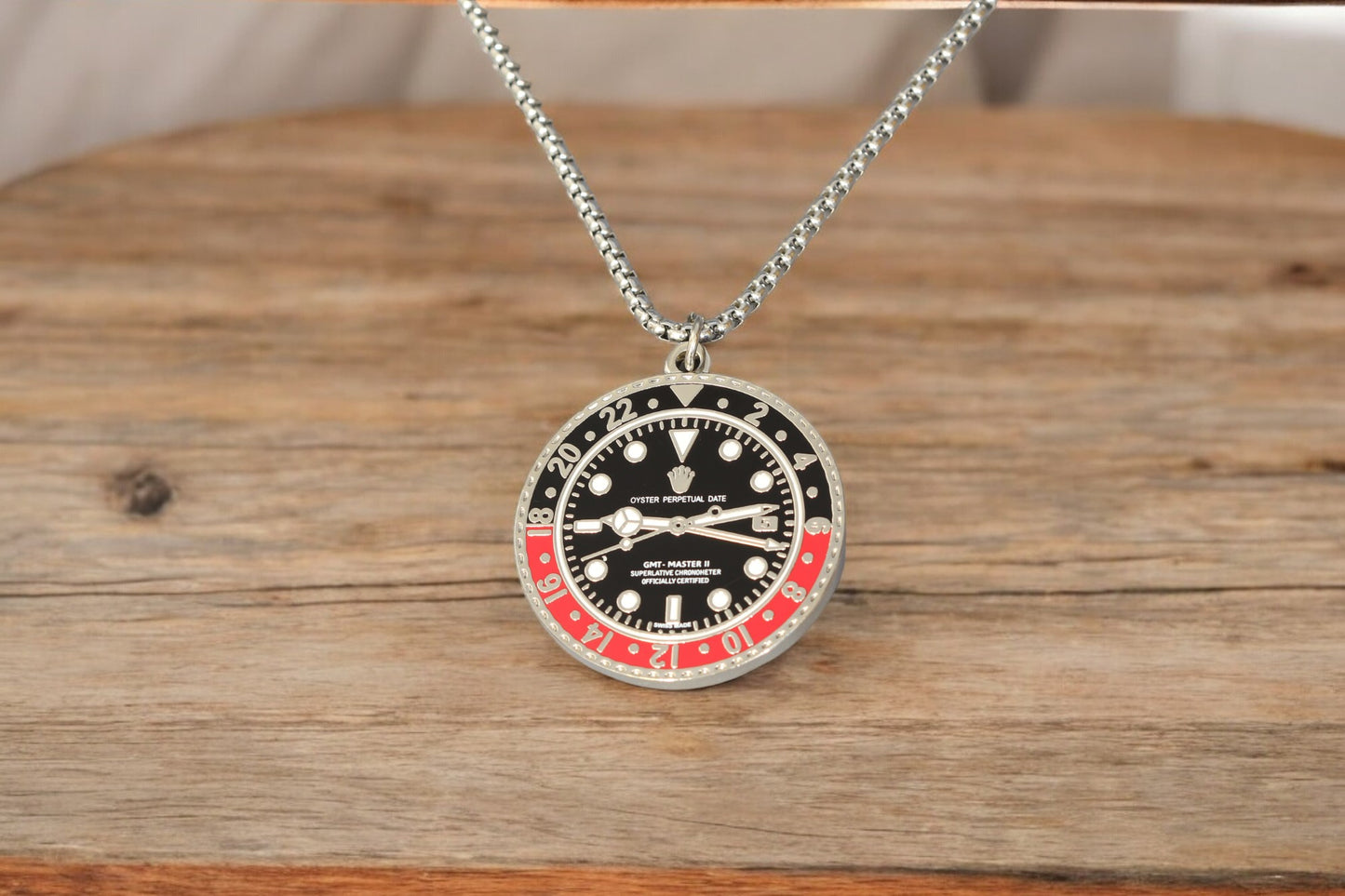 Watchmedals "BLACKMASTER" Necklace + Pendant - Men's Watch Collectors Luxury Gift