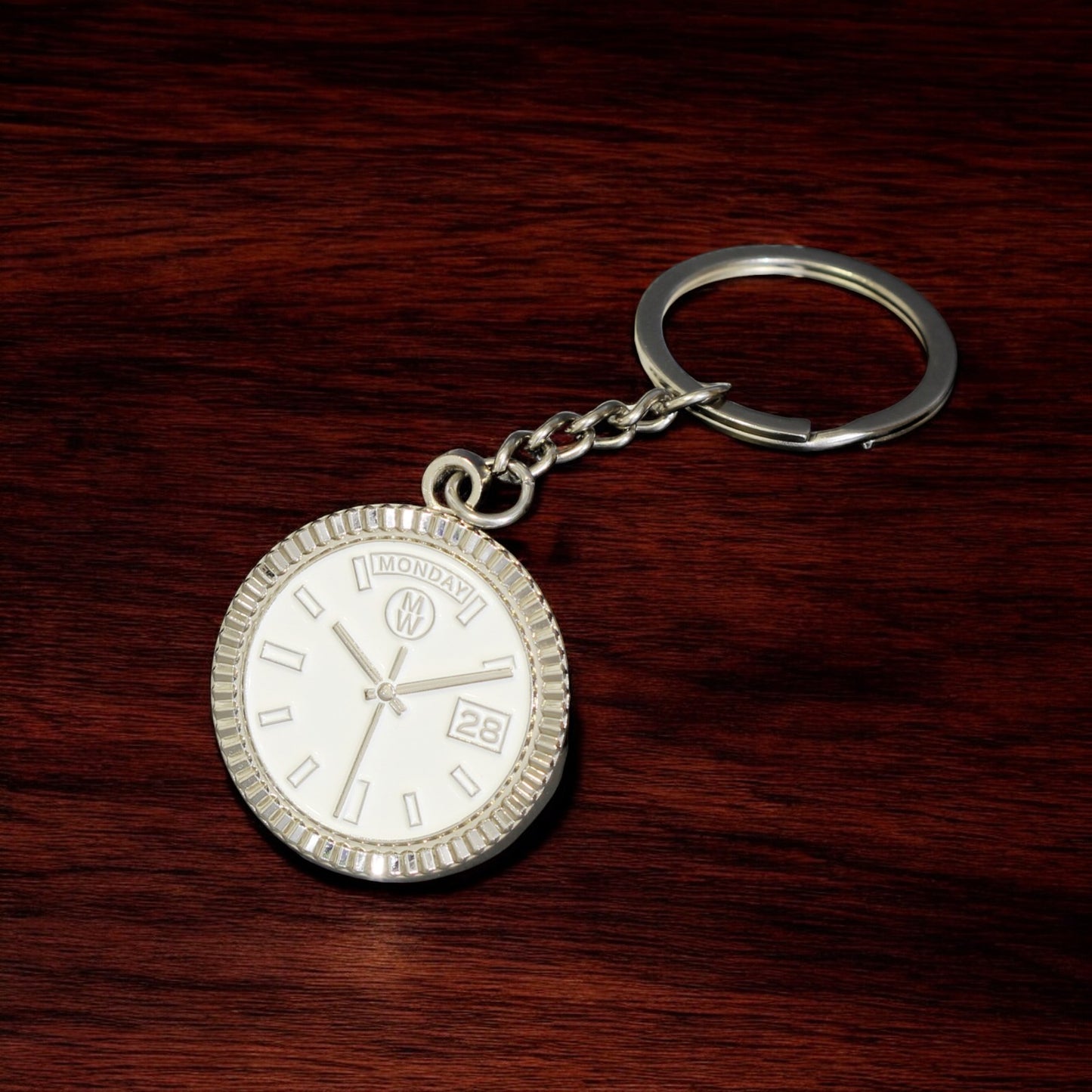 New Collection! Watchmedals PRESIDENTIAL Series Keychain SILVER & BLACK