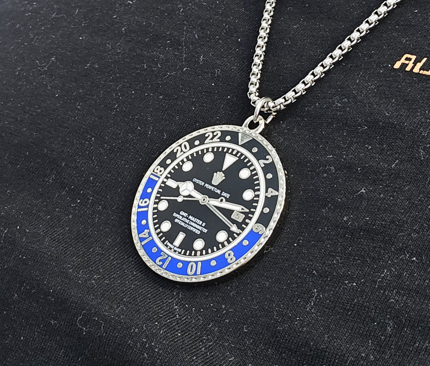 Watchmedals "BLUEMASTER" Necklace + Pendant Men's Watch Collectors Luxury Gift