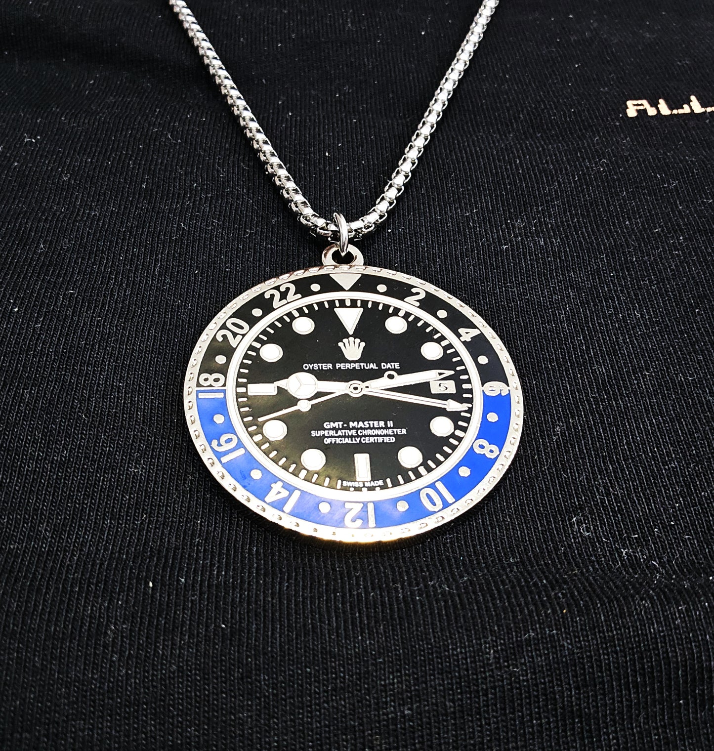 Watchmedals "BLUEMASTER" Necklace + Pendant Men's Watch Collectors Luxury Gift