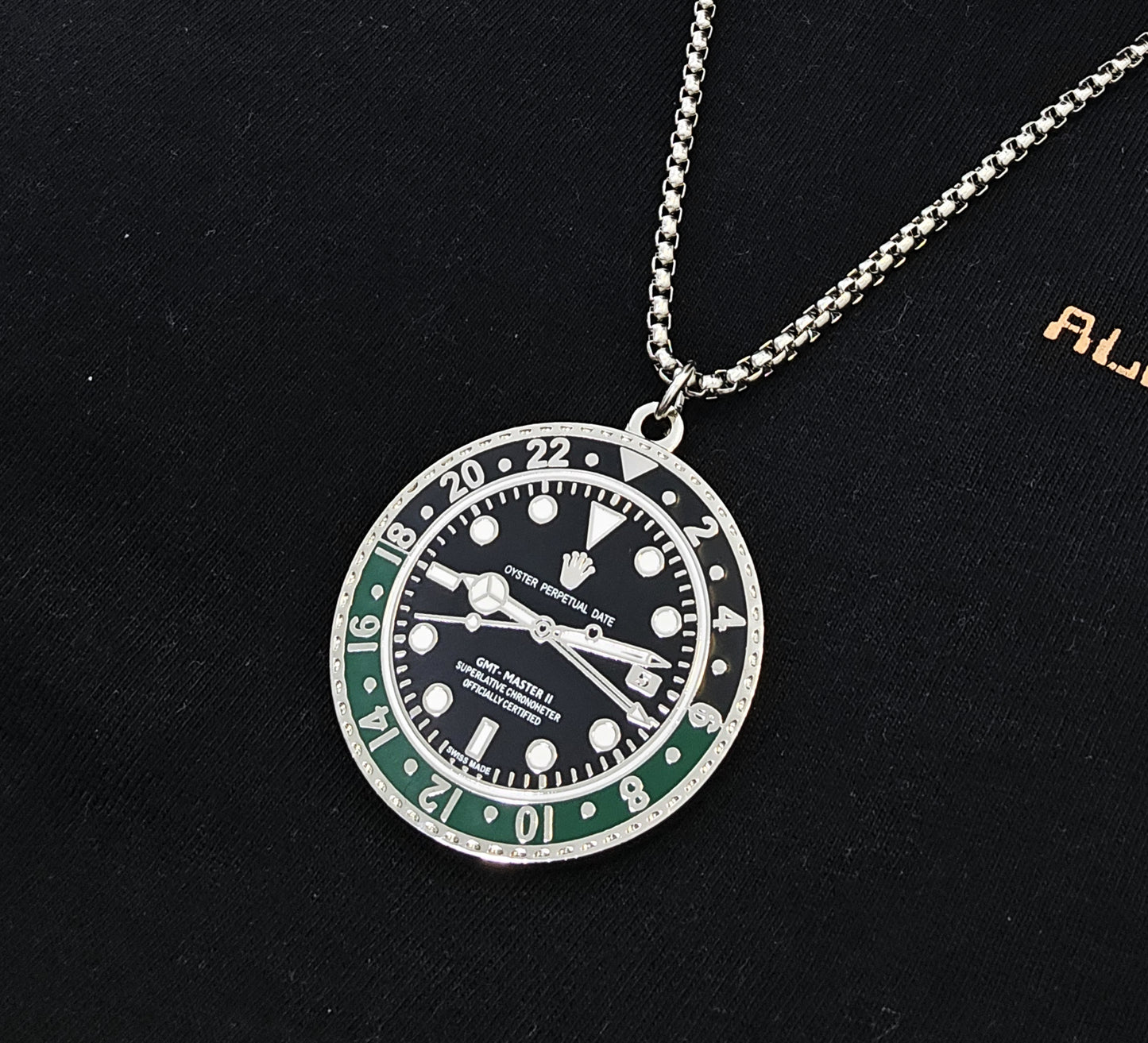 Watchmedals "GREENMASTER" Necklace - Men's Watch Collectors Luxury Gift