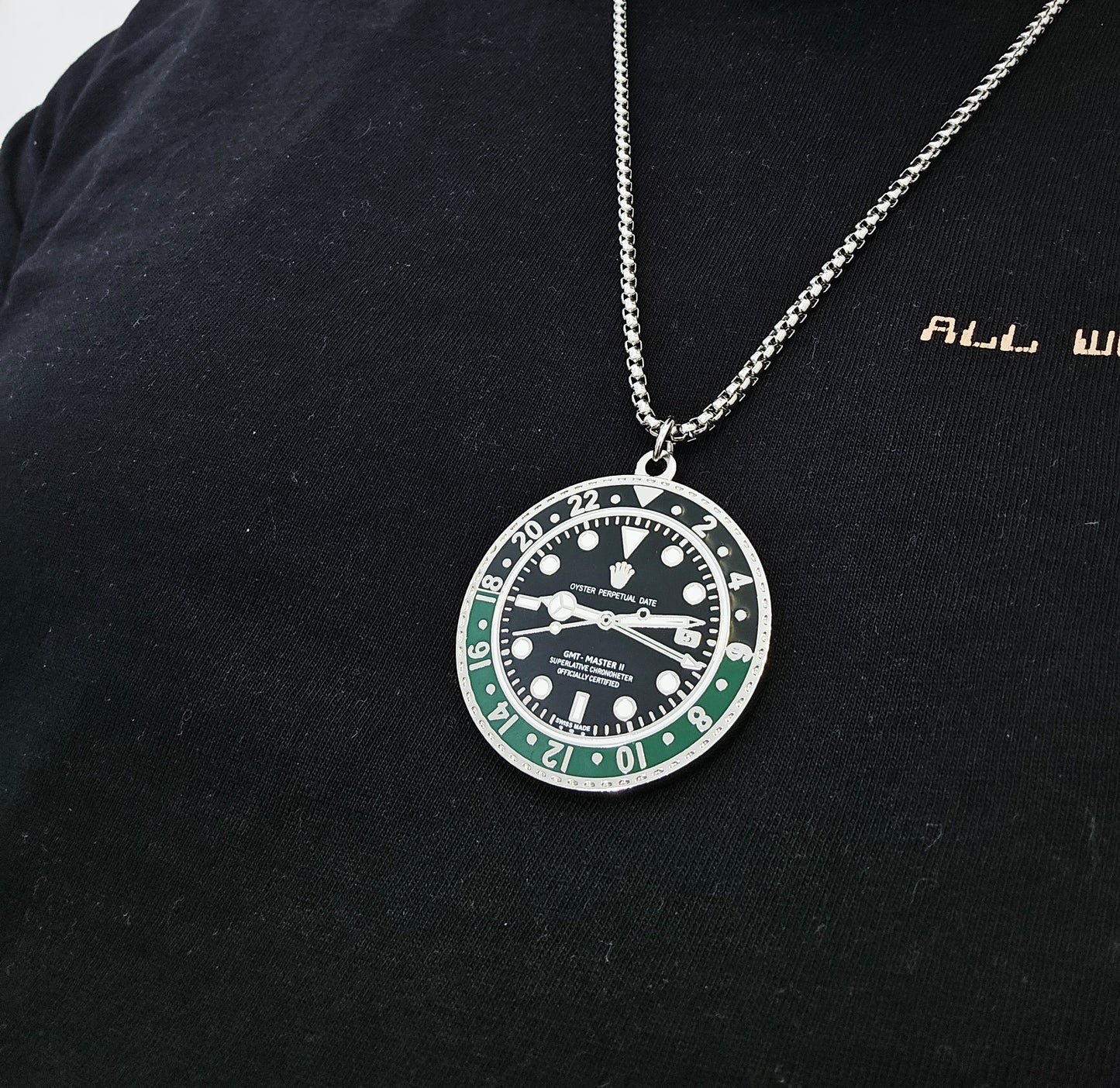 Watchmedals "GREENMASTER" Necklace - Men's Watch Collectors Luxury Gift