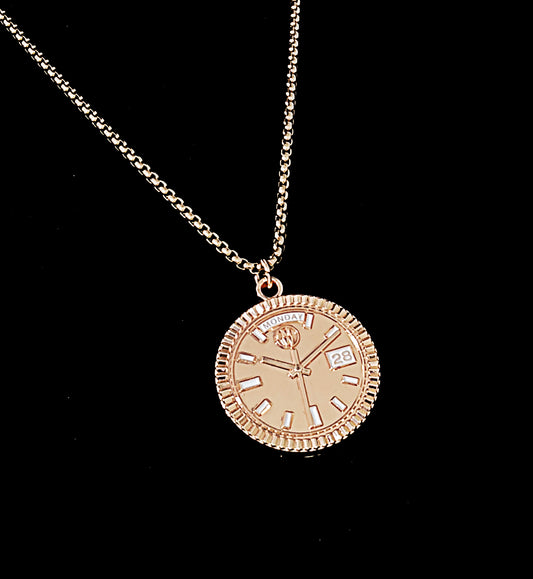 New Collection! Watchmedals PRESIDENTIAL Series Medal Necklace - Rose Gold