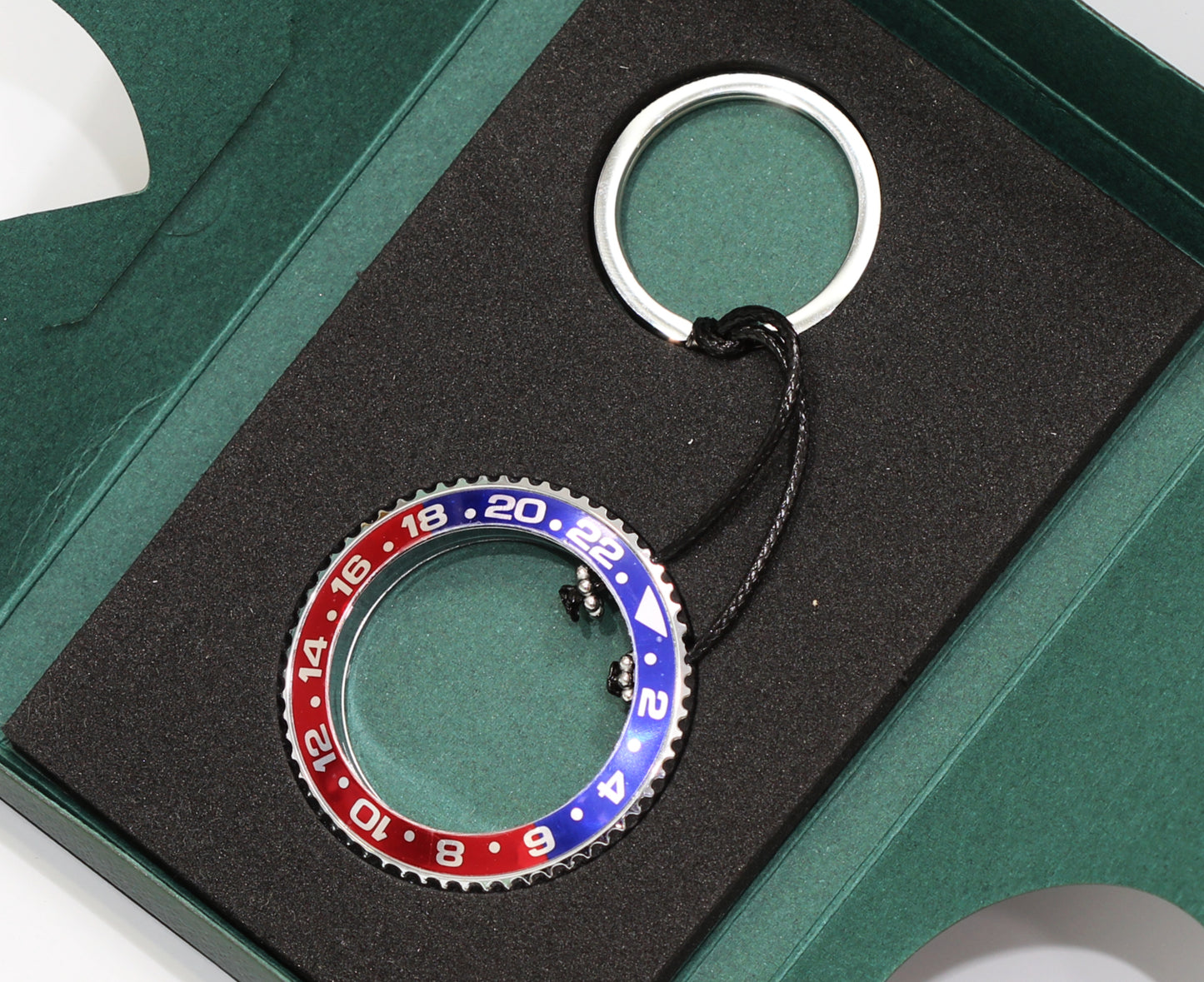 New Watch Collectors Gift GMT MASTER || Bezel Design Key Ring Blue&Red