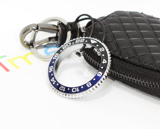 New Watch Collectors Gift GMT MASTER || Bezel Design Key Ring-  Black & Blue