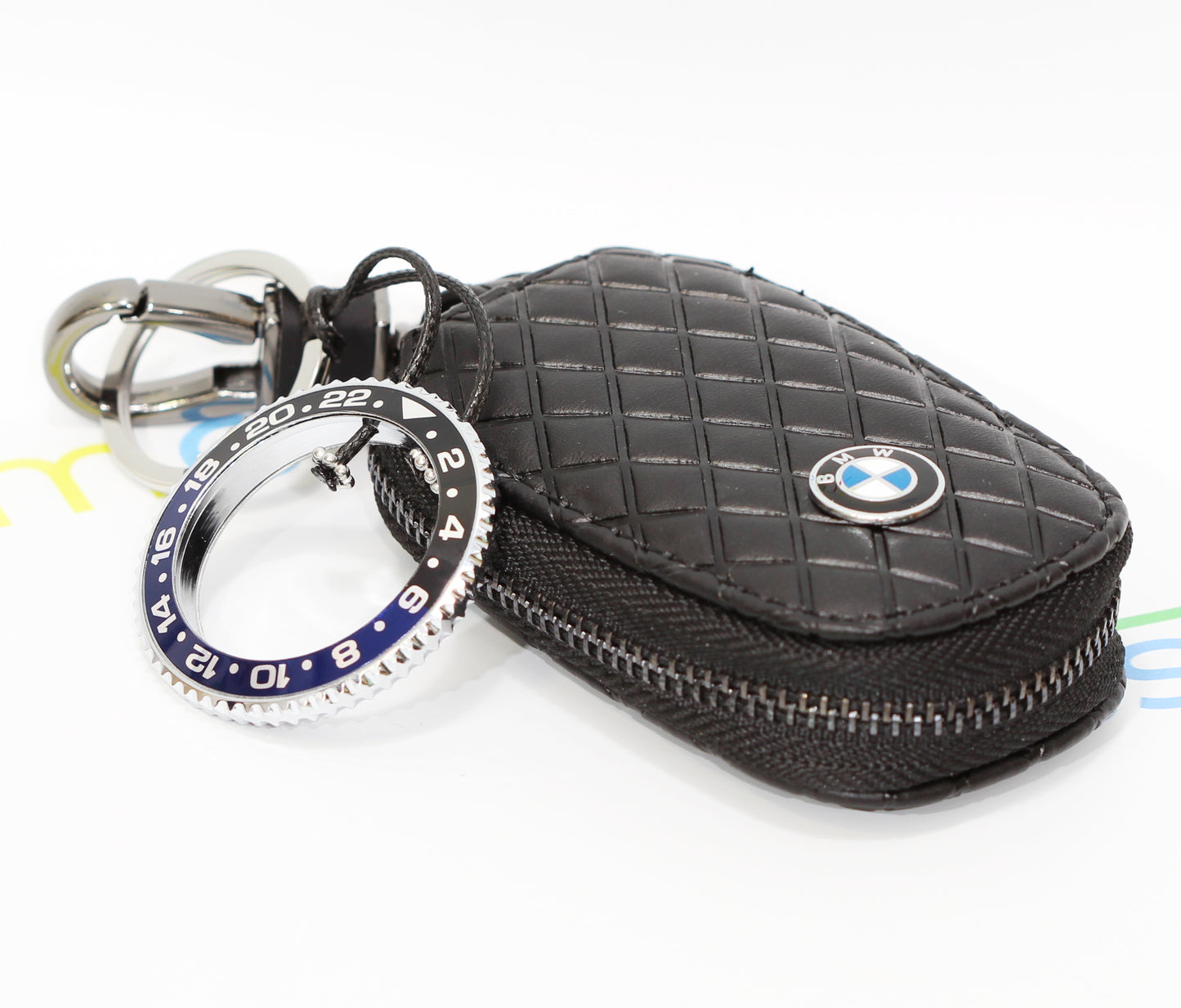 New Watch Collectors Gift GMT MASTER || Bezel Design Key Ring-  Black & Blue