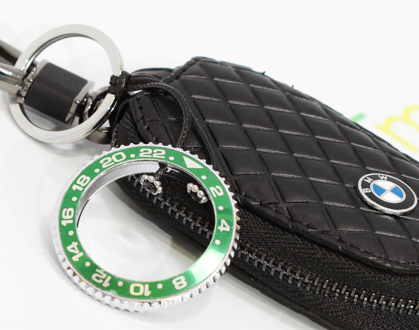 New Watch Collectors Gift GMT MASTER || Bezel Design Key Ring-  Green