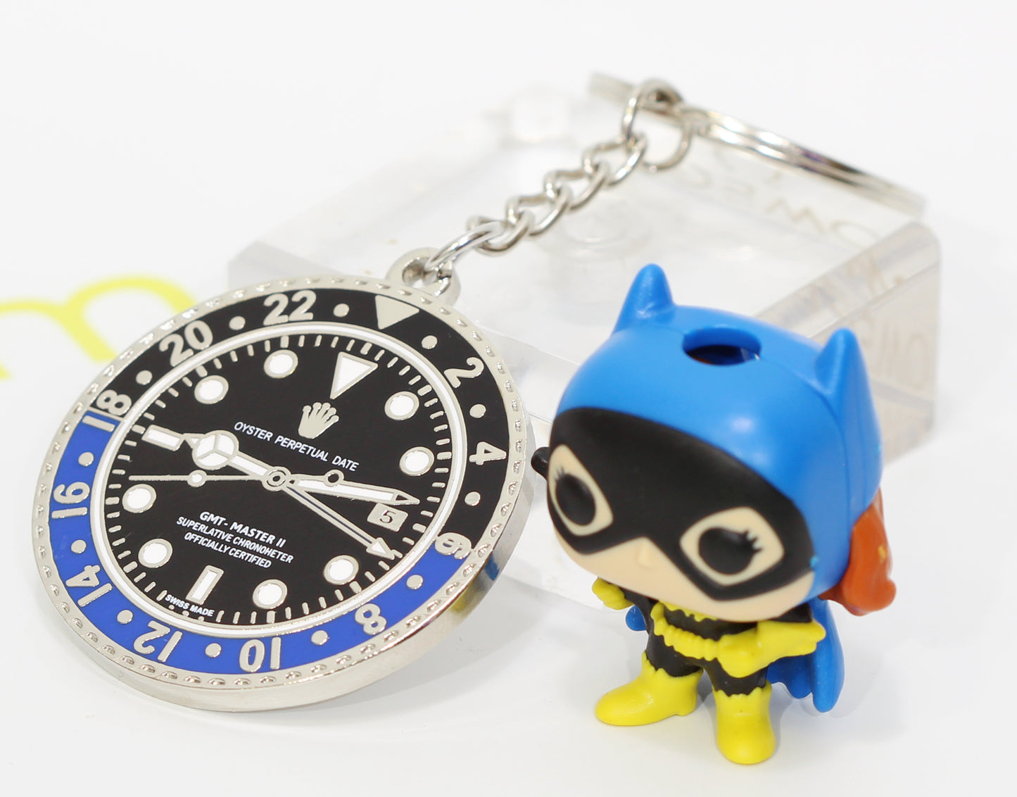 New Watch Collectors Gift GMT MASTER || Bezel Design Key Ring Black & Blue