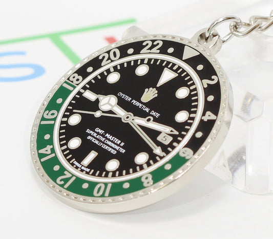 New Watch Collectors Gift GMT MASTER || Bezel Design Key Ring Black & Green