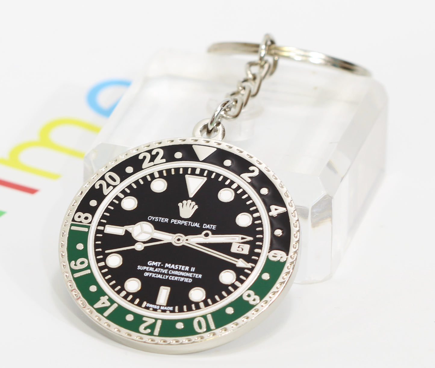 New Watch Collectors Gift GMT MASTER || Bezel Design Key Ring Black & Green