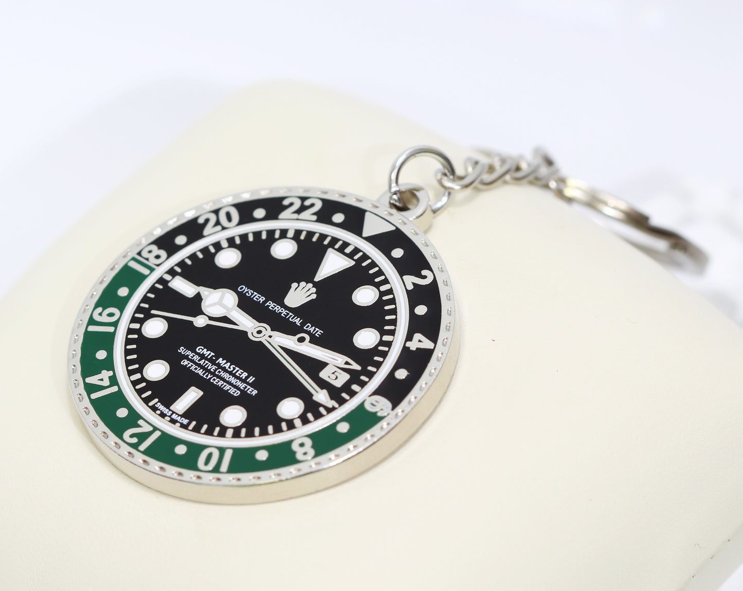 New Watch Collectors Gift GMT MASTER || Bezel Design Key Ring Black & Green