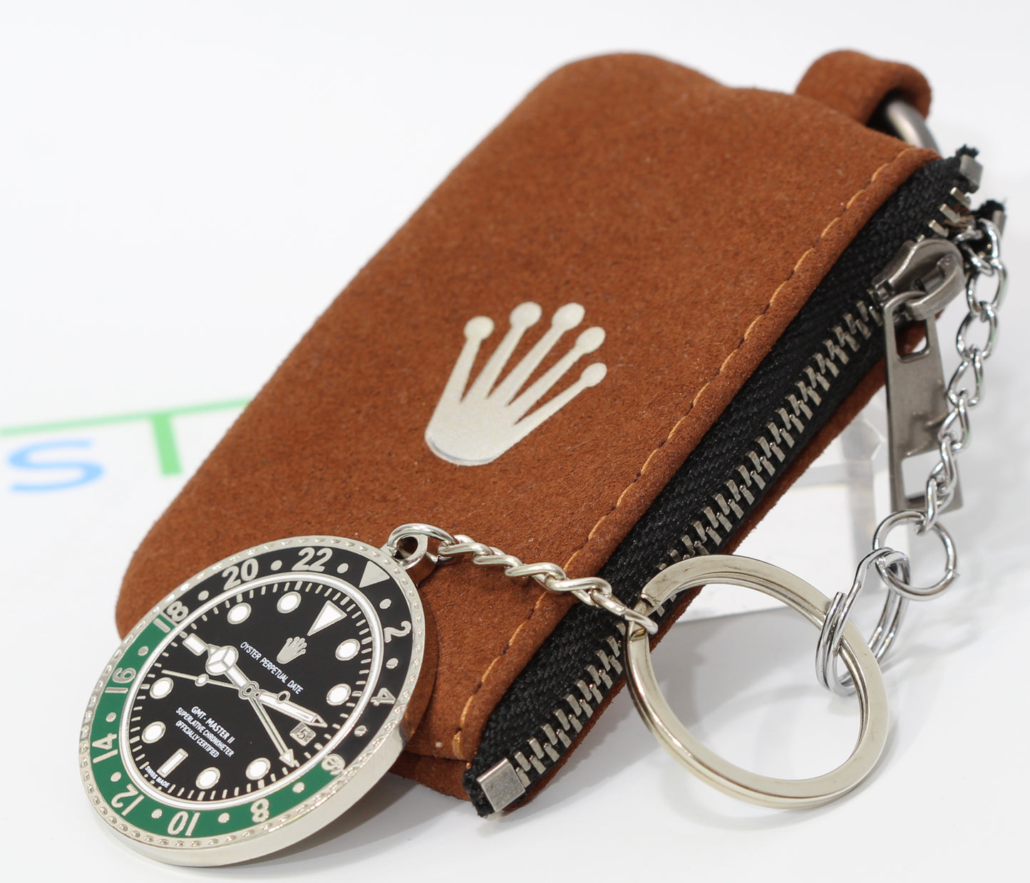 New Watch Collectors Gift GMT MASTER || Bezel Design Key Ring Black & Green