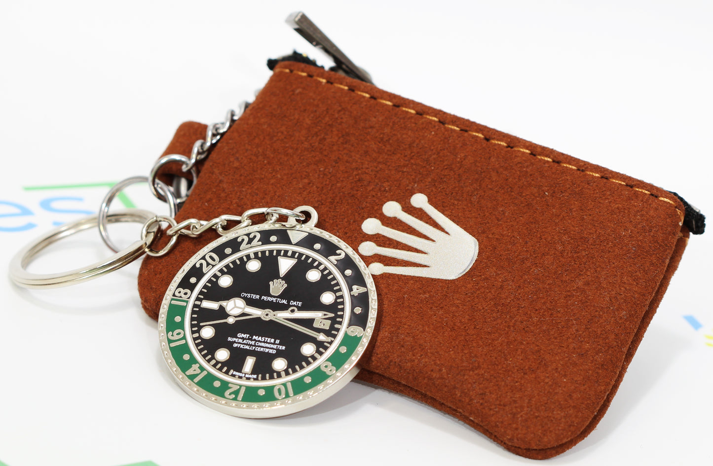 New Watch Collectors Gift GMT MASTER || Bezel Design Key Ring Black & Green