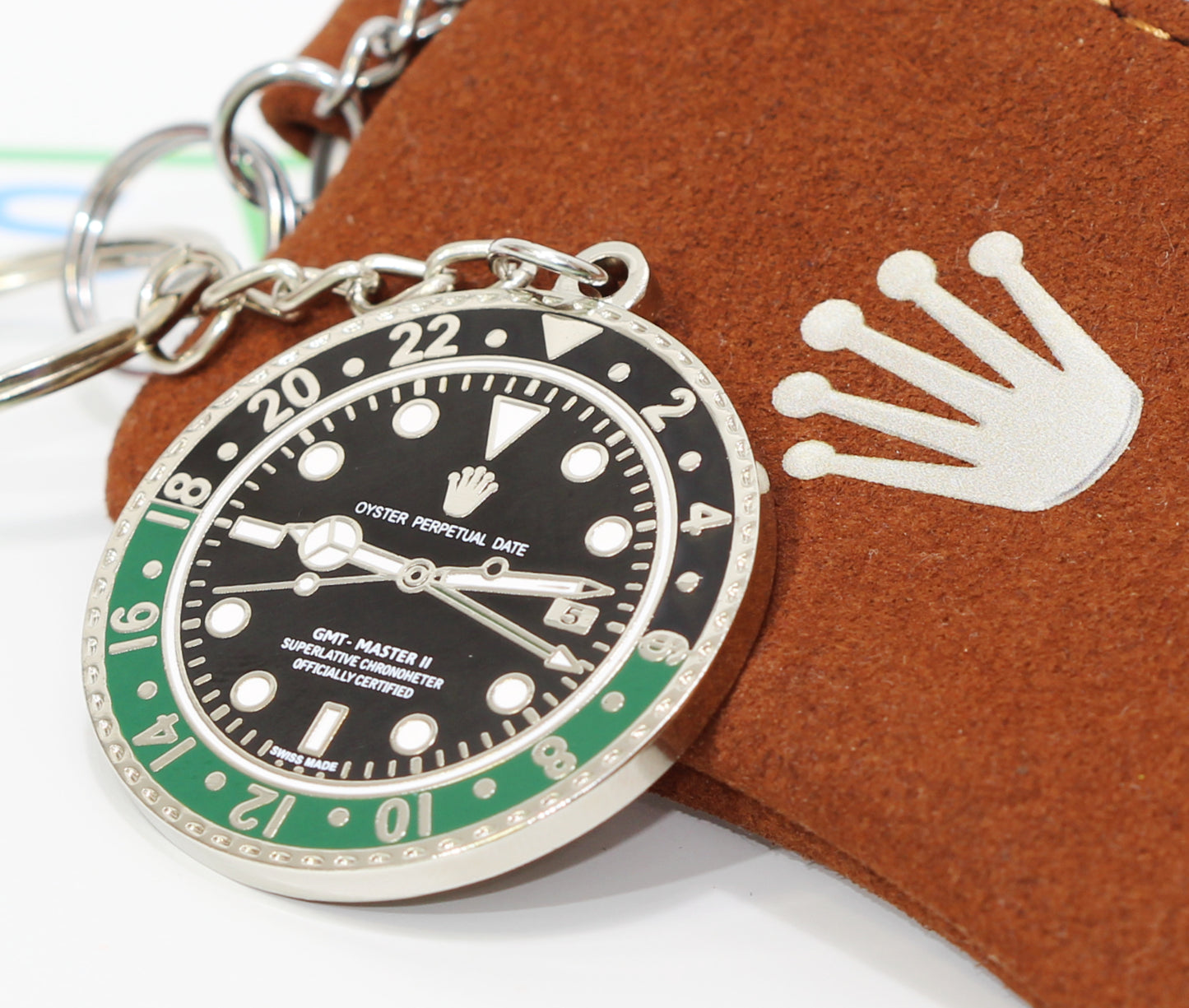 New Watch Collectors Gift GMT MASTER || Bezel Design Key Ring Black & Green