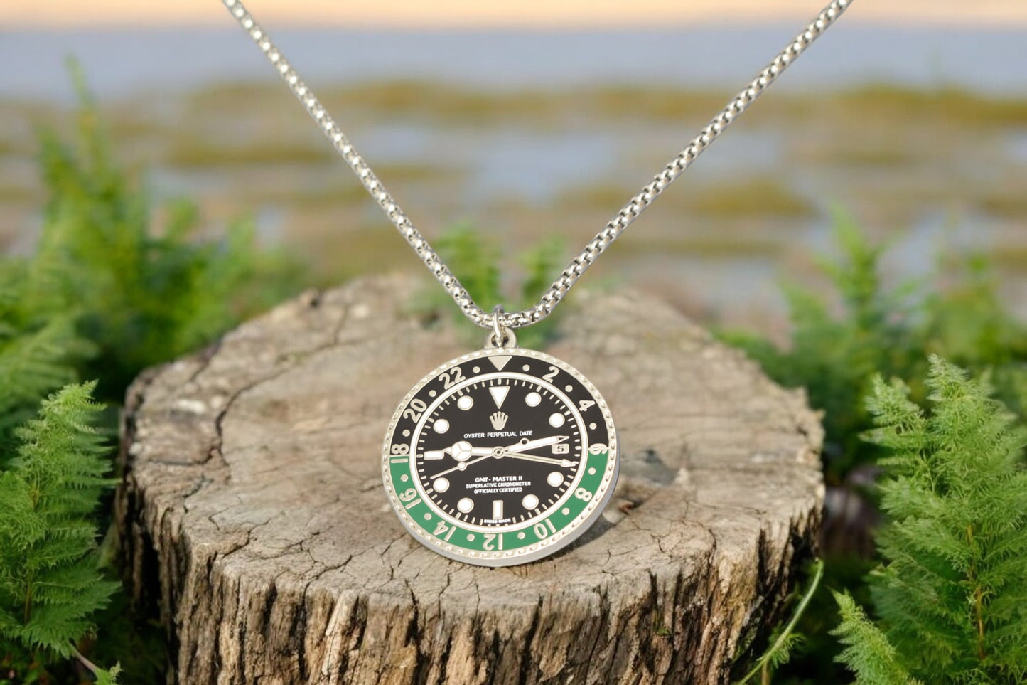 Watchmedals "GREENMASTER" Necklace - Men's Watch Collectors Luxury Gift