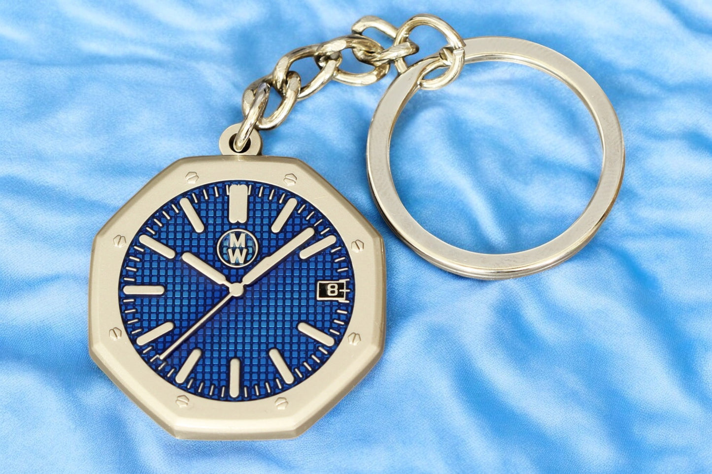 Watchmedals Official "ROYALBLUE" Men's Luxury Watch Design Keychain New In Original Box