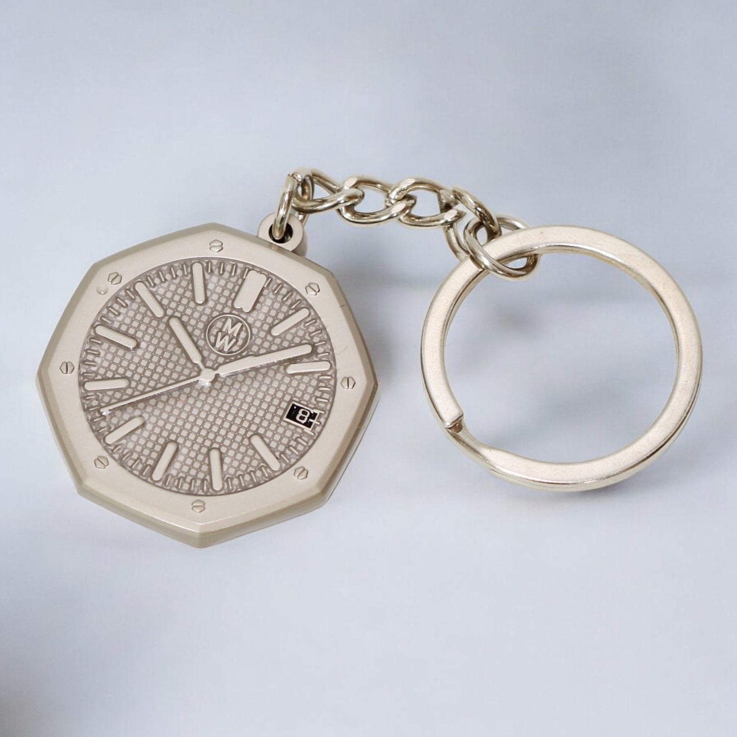 Watchmedals Official "ROYALGRAY" Men's Luxury Watch Design Keychain New In Original Box