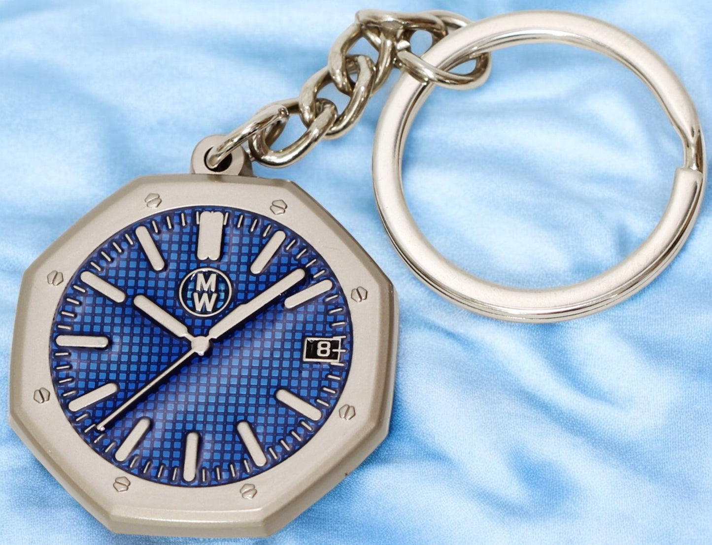 Watchmedals Official "ROYALBLUE" Men's Luxury Watch Design Keychain New In Original Box