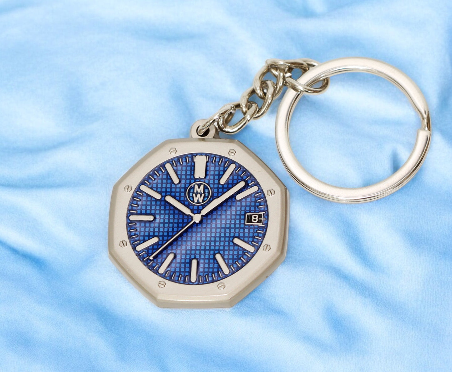 Watchmedals Official "ROYALBLUE" Men's Luxury Watch Design Keychain New In Original Box