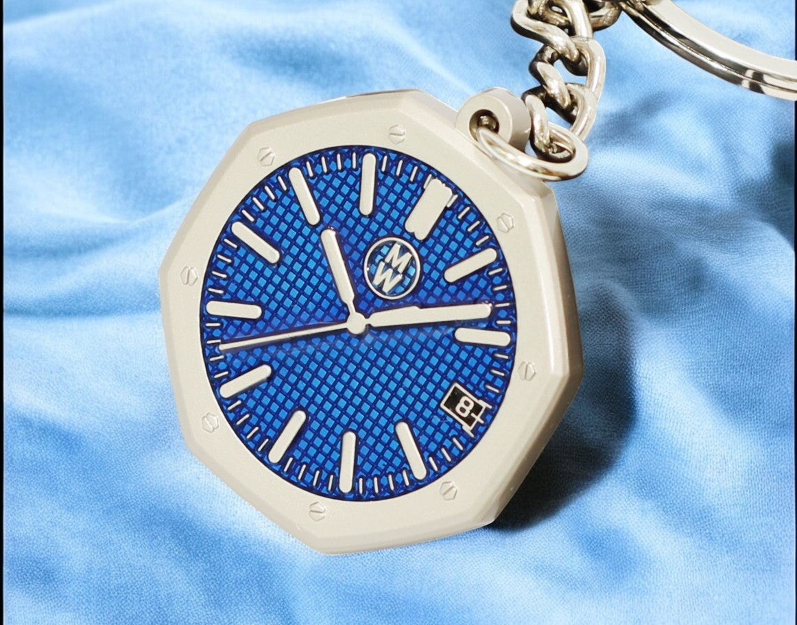 Watchmedals Official "ROYALBLUE" Men's Luxury Watch Design Keychain New In Original Box