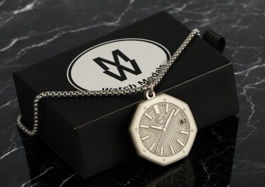 New Watch Design Necklace Pendant ROYALGRAY In Original Watchmedals Box