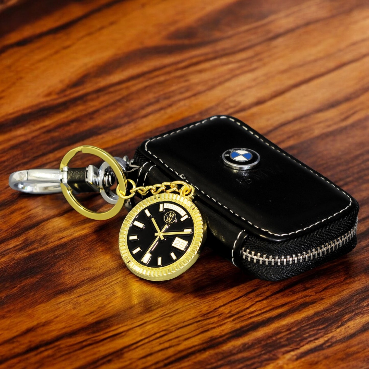 New Collection! Watchmedals PRESIDENTIAL Series Keychain BLACK & GOLD