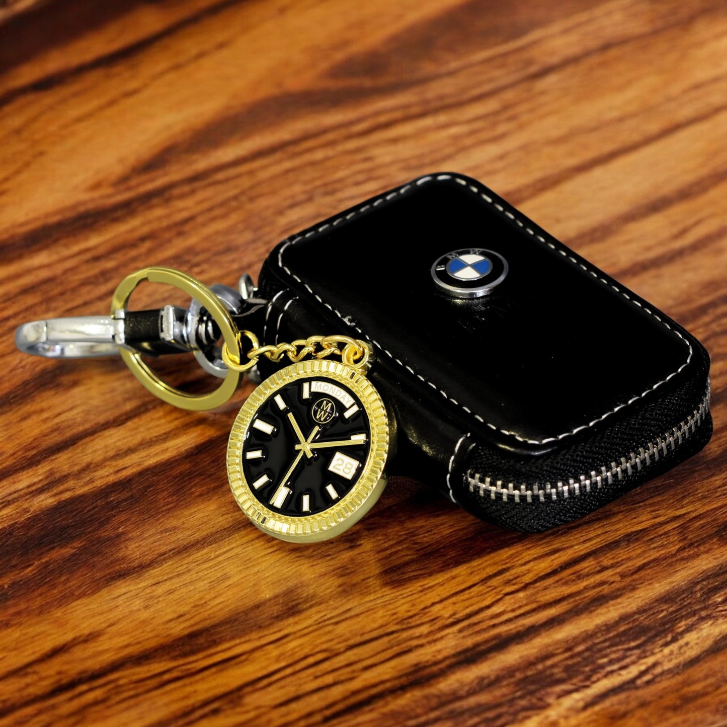 New Collection! Watchmedals PRESIDENTIAL Series Keychain BLACK & GOLD