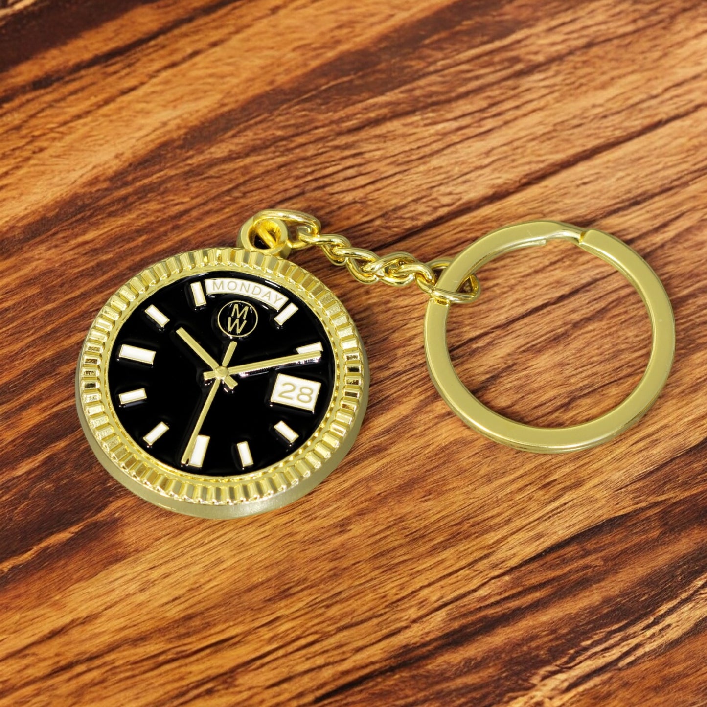 New Collection! Watchmedals PRESIDENTIAL Series Keychain BLACK & GOLD