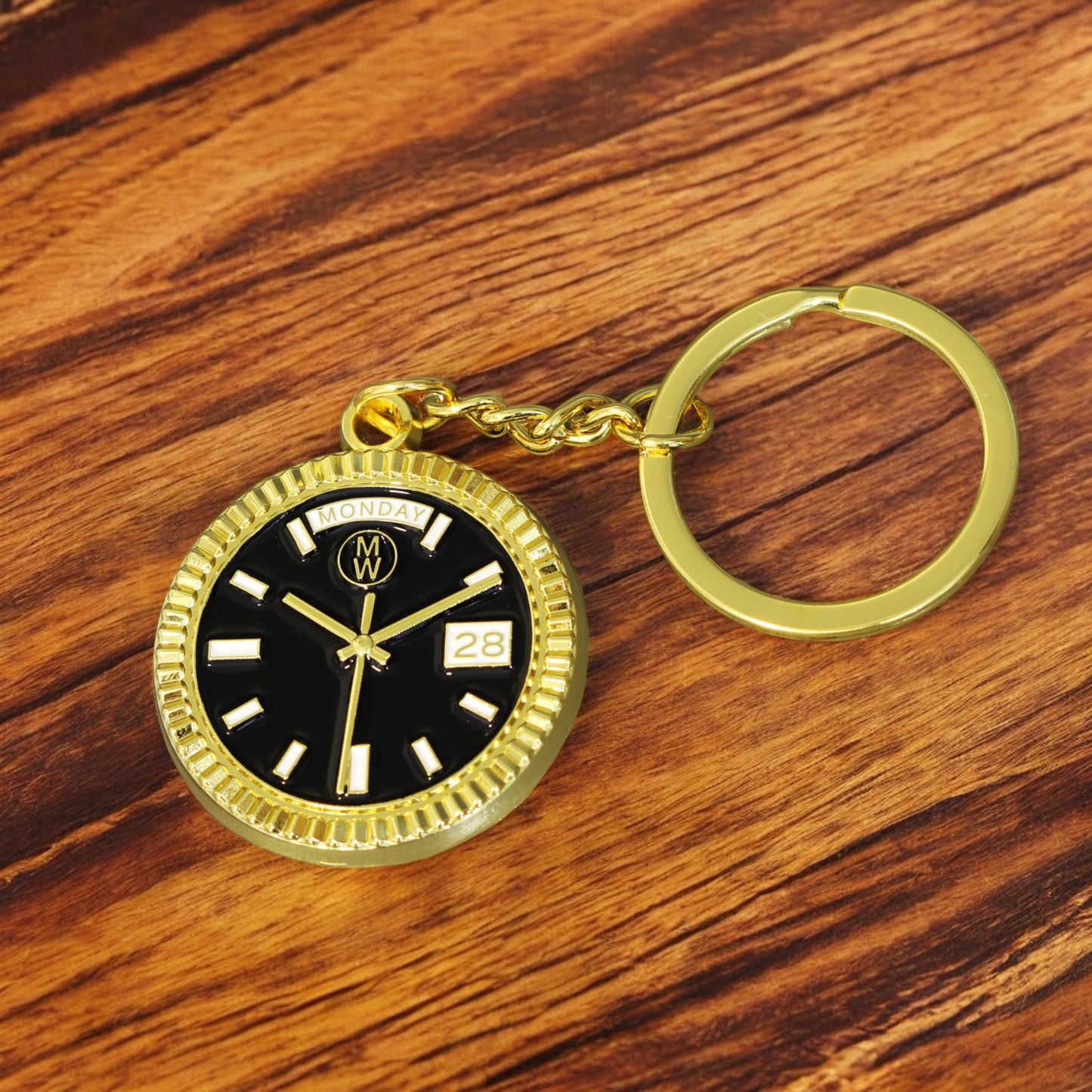 New Collection! Watchmedals PRESIDENTIAL Series Keychain BLACK & GOLD