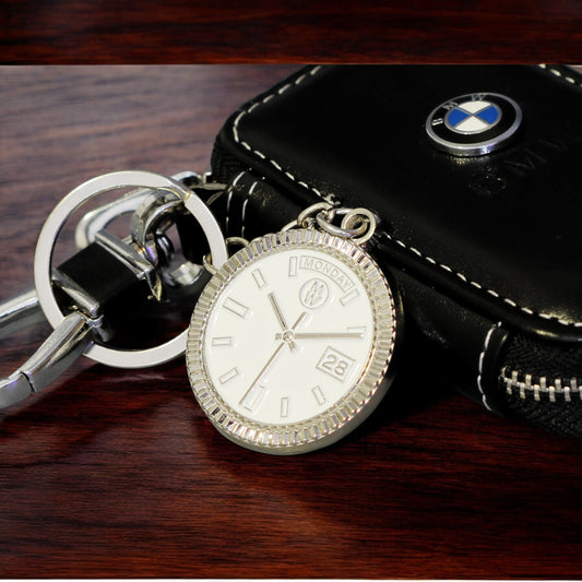 New Collection! Watchmedals PRESIDENTIAL Series Keychain SILVER & BLACK