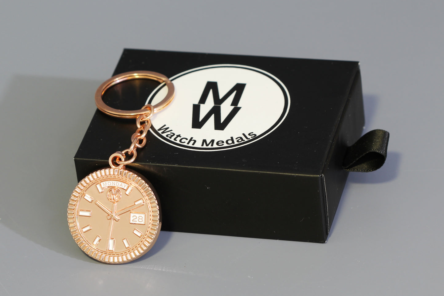 New Collection! Watchmedals PRESIDENTIAL Series Keychain - Rose Gold