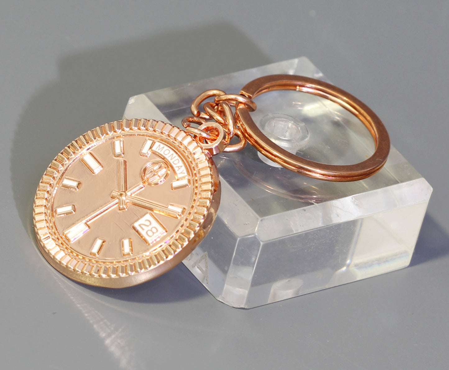 New Collection! Watchmedals PRESIDENTIAL Series Keychain - Rose Gold