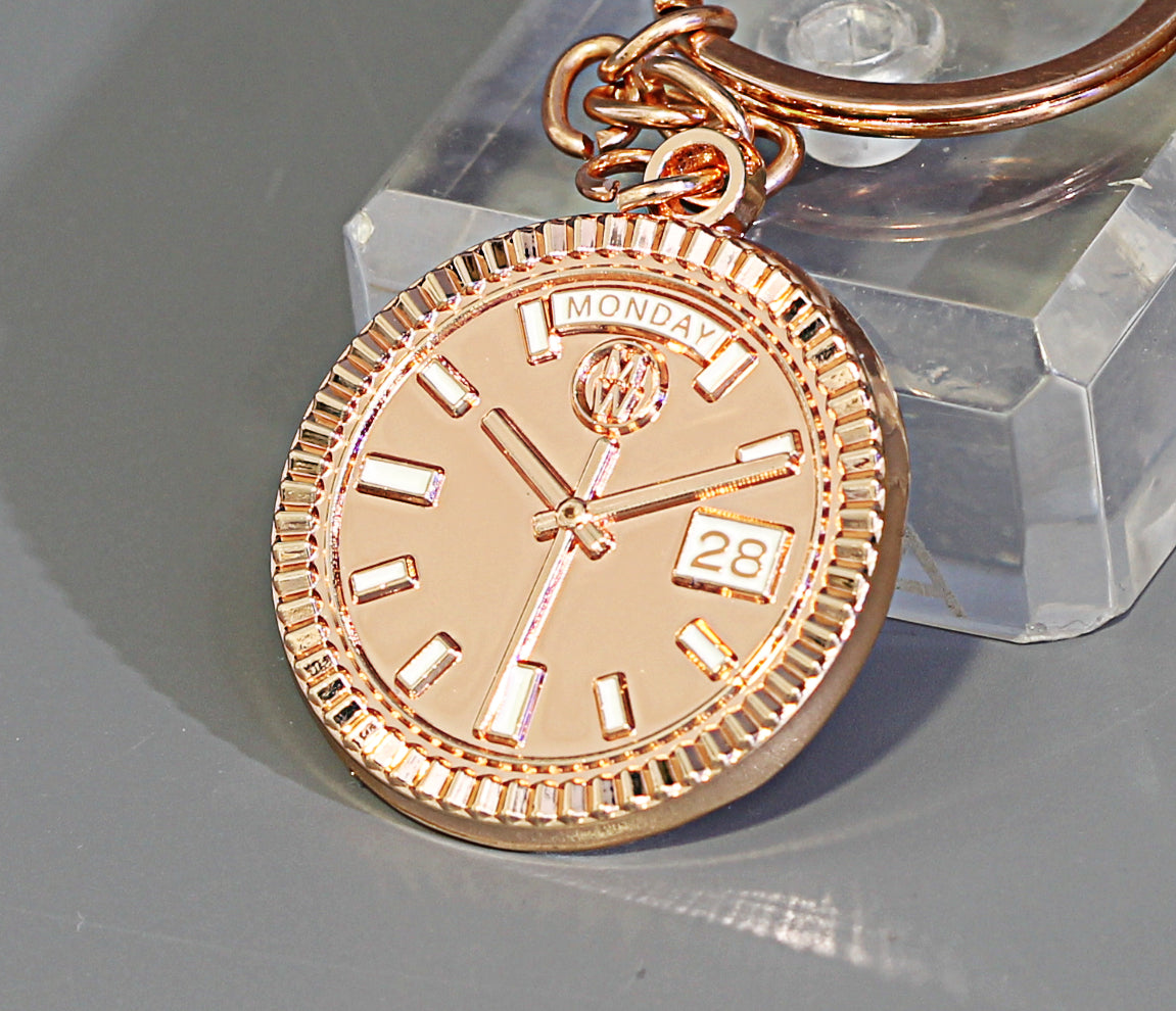 New Collection! Watchmedals PRESIDENTIAL Series Keychain - Rose Gold