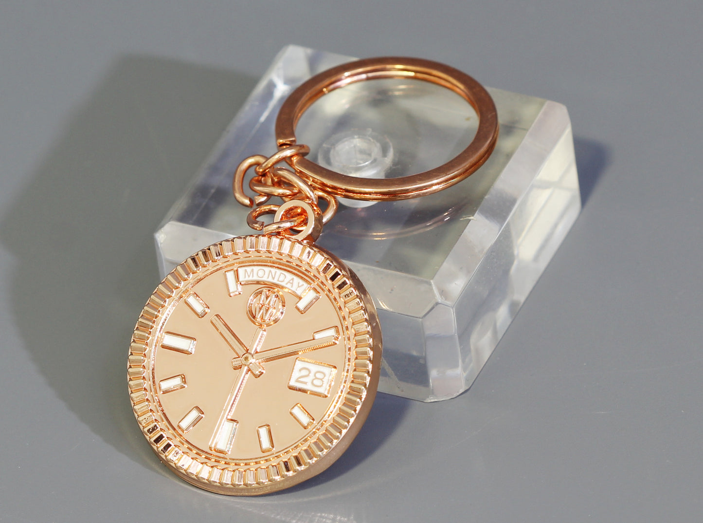 New Collection! Watchmedals PRESIDENTIAL Series Keychain - Rose Gold