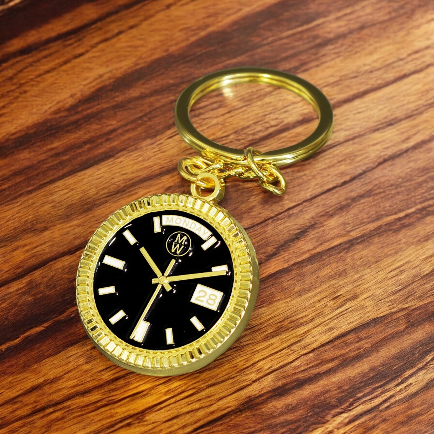 New Collection! Watchmedals PRESIDENTIAL Series Keychain BLACK & GOLD