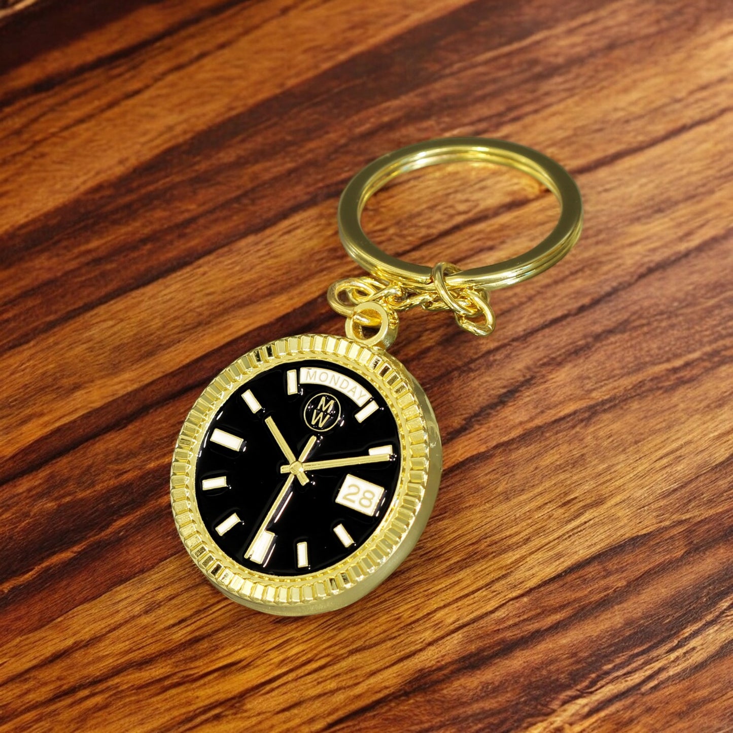 New Collection! Watchmedals PRESIDENTIAL Series Keychain BLACK & GOLD