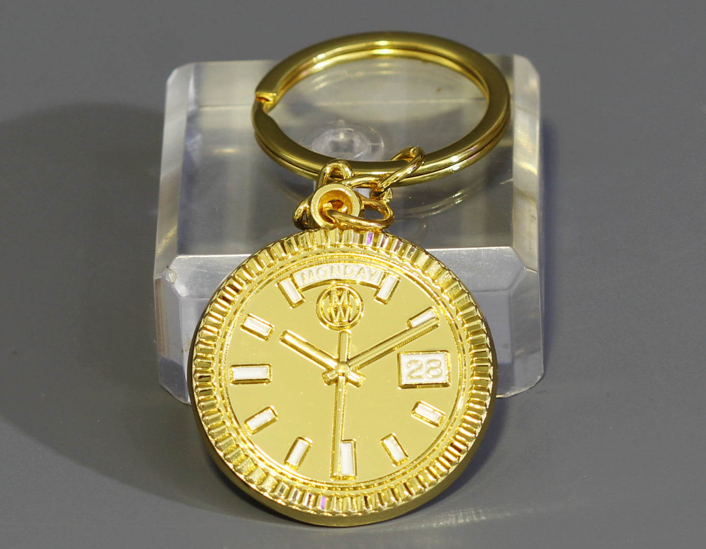 New Collection! Watchmedals PRESIDENTIAL Series Keychain - Yellow Gold